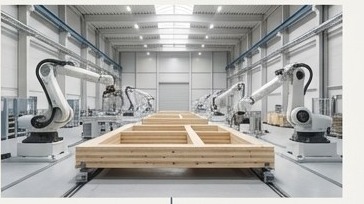 Fabricación industrializada de estructura de madera